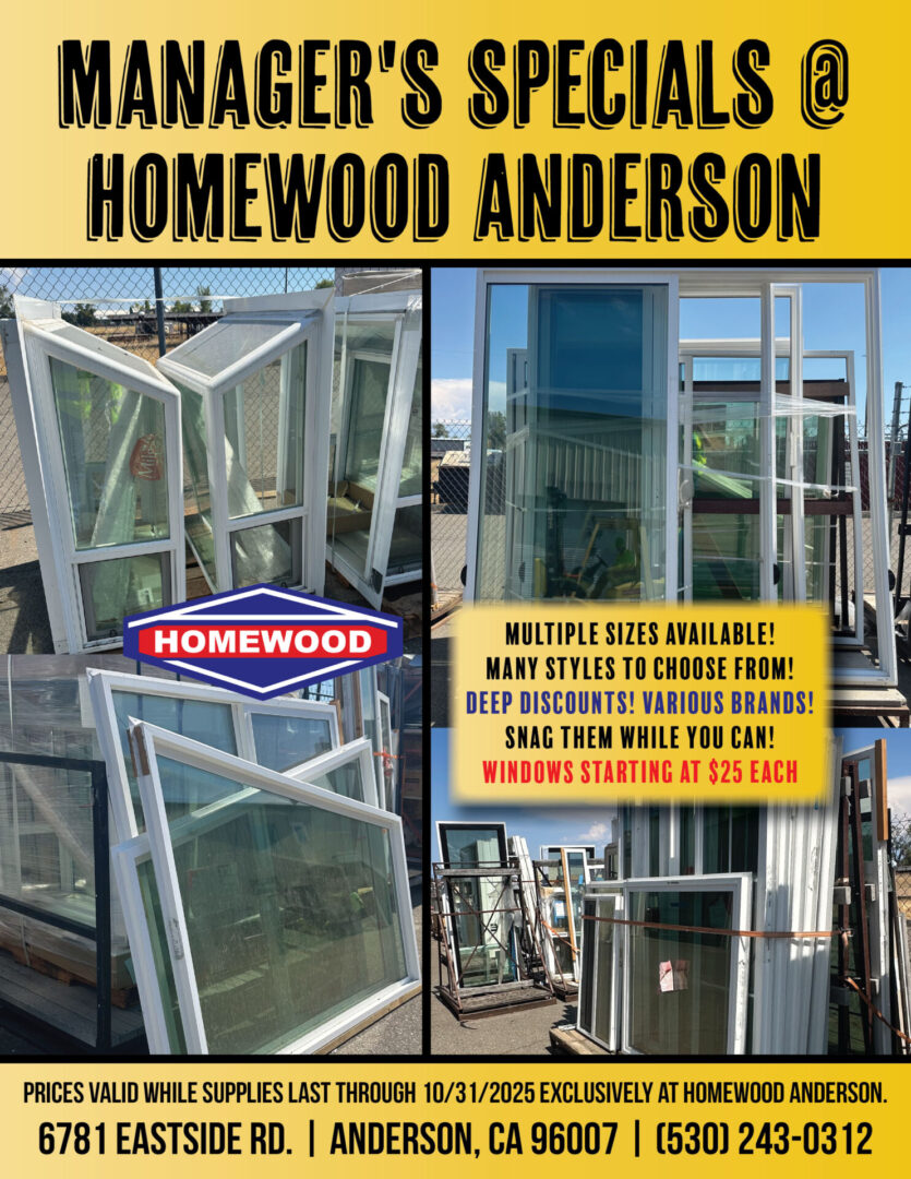 Anderson Windows Sale 10.2025_RGB Valid exclusively at Homewood Anderson while supplies last through 10/31/25.
