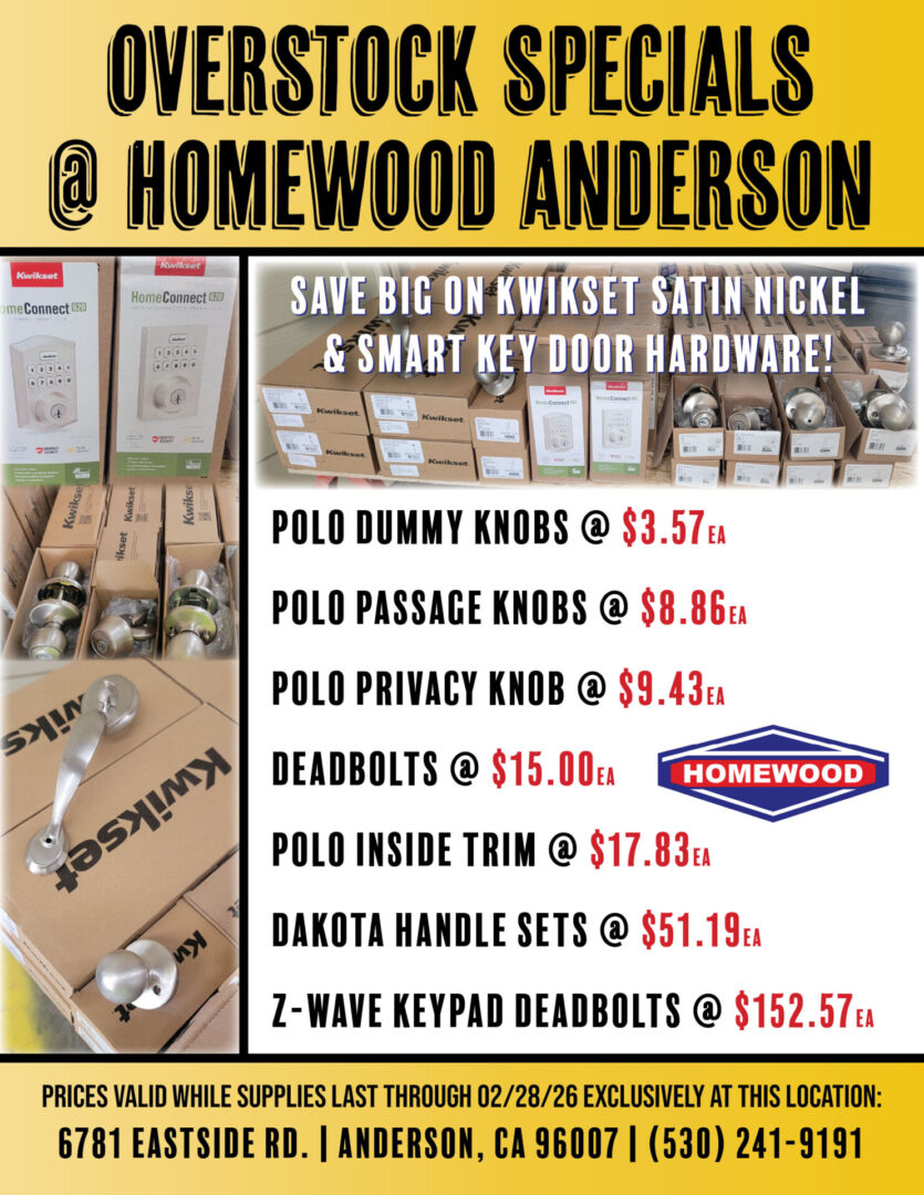 Valid exclusively at Homewood Anderson while supplies last through 02/28/2026. 