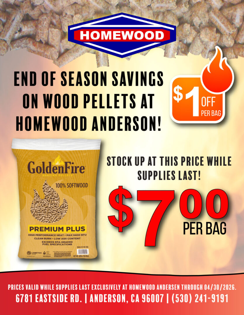 Valid exclusively at our Anderson location while supplies last through 04/30/2026. 
